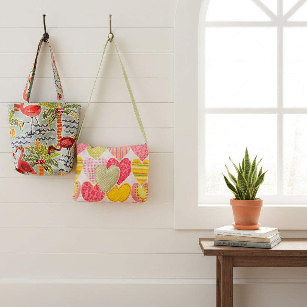 Upcycled Fabric Totes and Carryalls